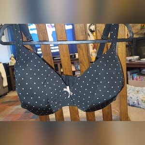 44D Polka Dot Lightly Lined Full Coverage Bra